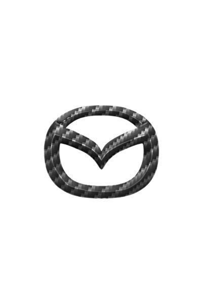 Choice5 MAZDA Carbon Fiber Mazda Car Steering Wheel Emblem Sticker Badge Deca...