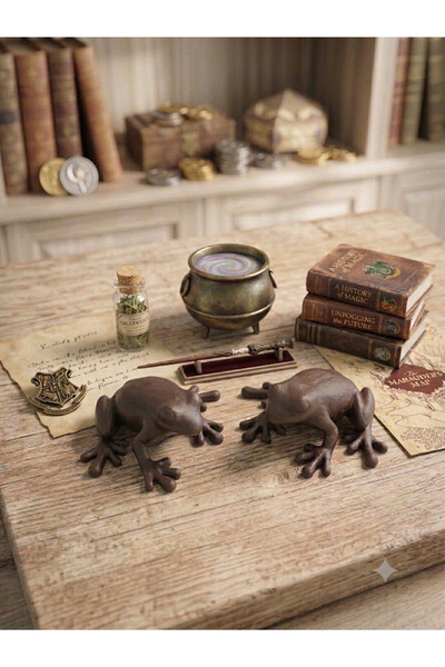 St Morritz Harry Potter Çikolata Kurbağa Figür Modeli ve Karton Kutulu – Sihi...