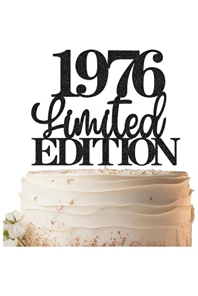 Choice black-1976 Black Limited EDITION 1976 Cake Topper, 50th Birthday Cake ...