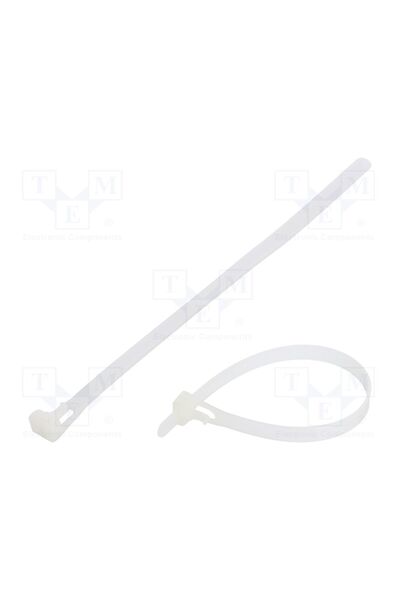OEM Colier de strângere FIX&FASTEN FIX-TR-7.6X200/N, W 7,6mm, naturală, polia...