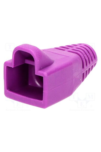 OEM Protecţie mufă MH CONNECTORS MHRJ45SRB-P, 6mm, purpurie, RJ45, Pachet 3 buc