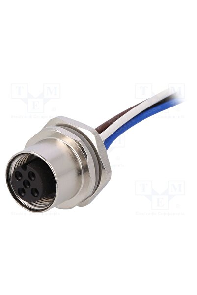 OEM Conector M12 TE Connectivity T4171310004-001, soclu, PIN 4, mamă, 250V, d...
