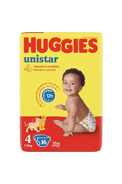 Huggies scutece bebeluși DISNEY, UNISTAR, mărimea 4 - 7-18 KG - 16 bucăți