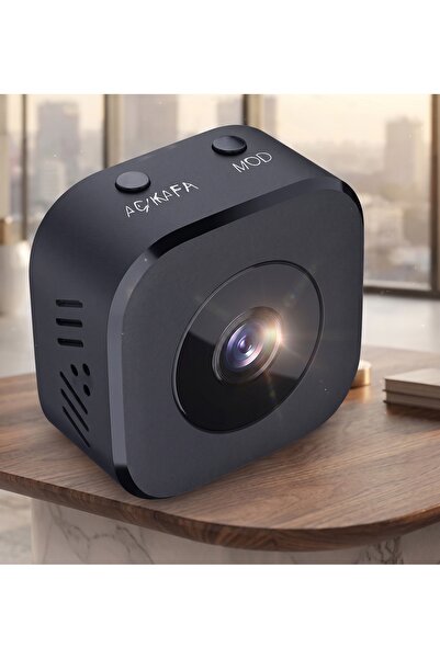 FRADOR Kablosuz Mini Wifi Kamera - Cepten Uzaktan Canlı İzleme, Sesli Dinleme...