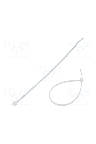 OEM Colier de strângere FIX&FASTEN FIX-S-2.5X160/N, W 2,5mm, naturală, poliam...