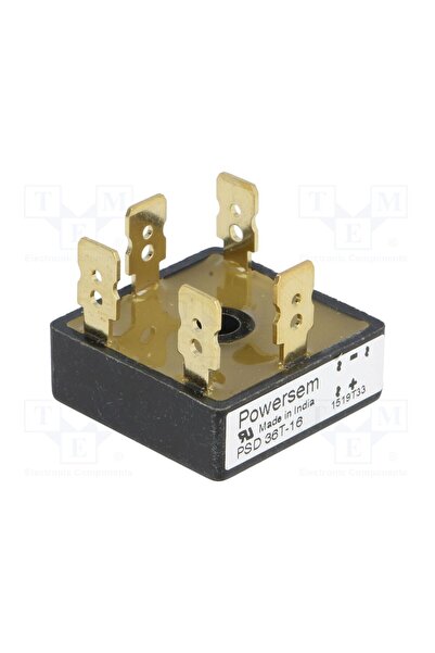 OEM Punte redresoare trifazat POWERSEM PSD36T/16, Urmax 1600V, If 35A, Ifsm 5...