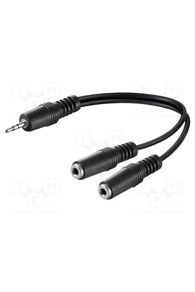 OEM Cablu GOOBAY AVK-317-0020, Jack 3,5mm 3pin soclu x2,Jack 3,5mm 3pin mufă,...