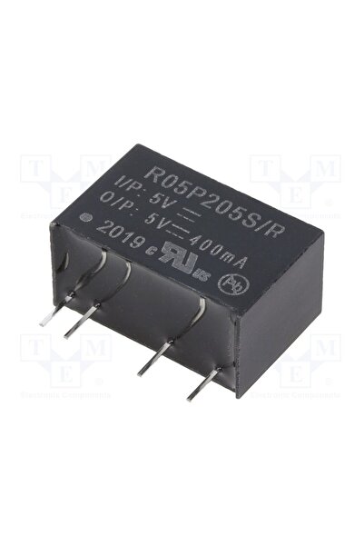 OEM Convertor DC/DC RECOM R05P205S/P, 2W, Intrare 4,5÷5,5VDC, Ieșire 5VDC, Ie...