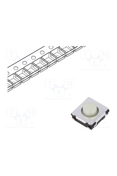OEM Microîntrerupător TACT PANASONIC EVQQ2D03W, SPST, Poz 2, 0,02A/15VDC, SMT...