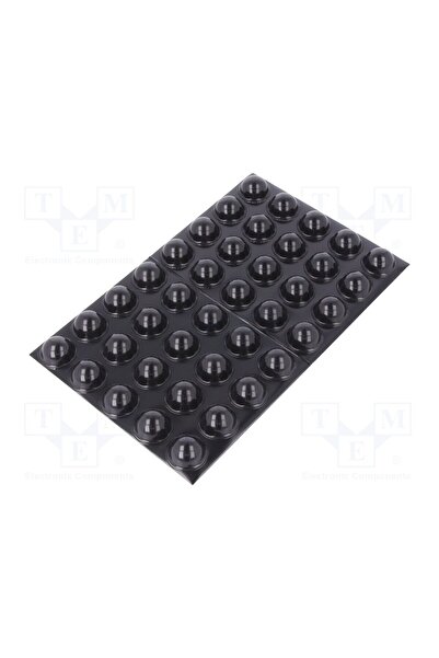 OEM Picioruş autoadeziv 3M SJ5027/BK, H 7,9mm, neagră, poliuretan, Dim 16x16m...