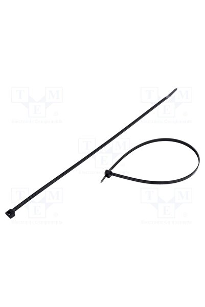 OEM Colier de strângere FIX&FASTEN FIX-S-4.8X300S/BK, W 4,8mm, neagră, poliam...