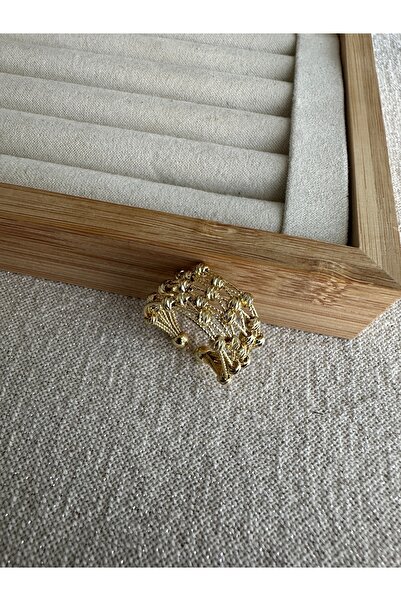 ringbox Gold Cross Dorica Ring