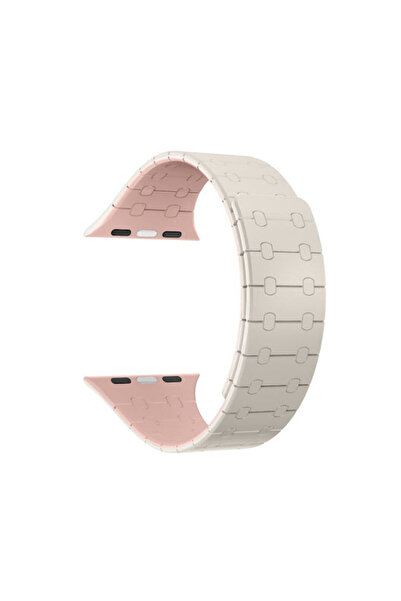 Other Kalebol Λουράκι Σιλικόνης Μπεζ (Apple Watch Series 7/8/9/10/SE/Ultra 1/...