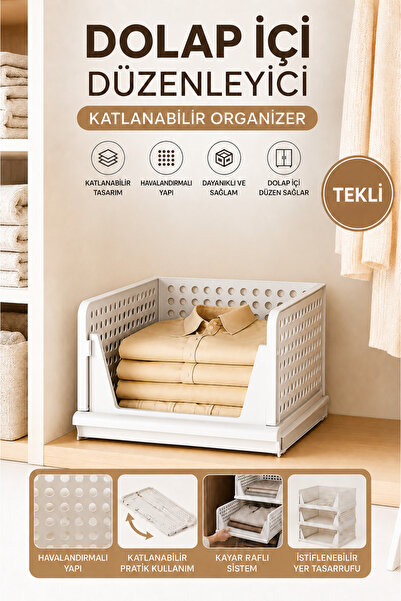 Funny Life Organizator pentru dulap - Raft glisant pliabil, organizator de ha...