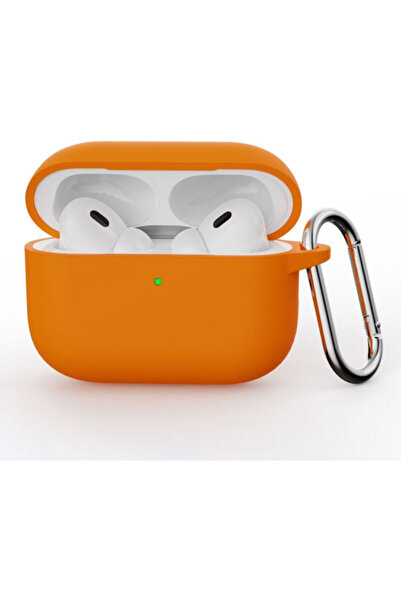 OEM Θήκη σιλικόνης σε πορτοκαλί χρώμα για Apple AirPods Pro 3