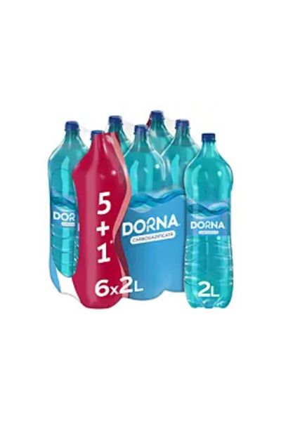 Dorna Apă minerală carbogazoasă Izvorul Alb (5+1), 6 x 2 L