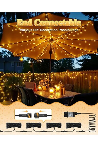Generic Christmas Decorations, 25m 250 LED Christmas Tree lights, Warm White Christmas Lights for Bedroom, Christmas Tree, Home Indoor Outdoor Garden Party Decor