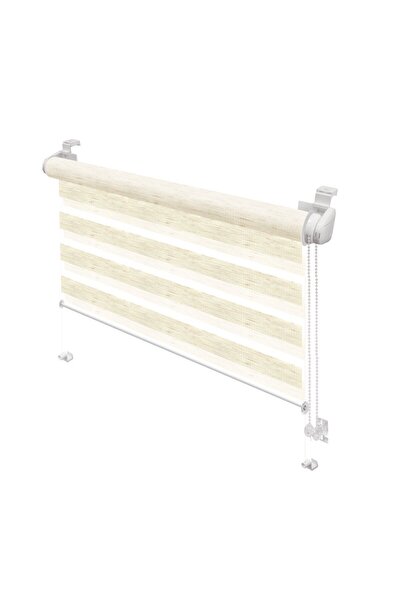 OEM Stor Gardinia, Mini Zebra, poliester, zi - noapte, silvalin natur, dimens...