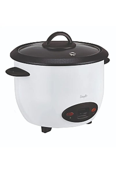 Simpl SRC02-25 Aparat de gătit orez, 0,6 litri, 350 W, Alb