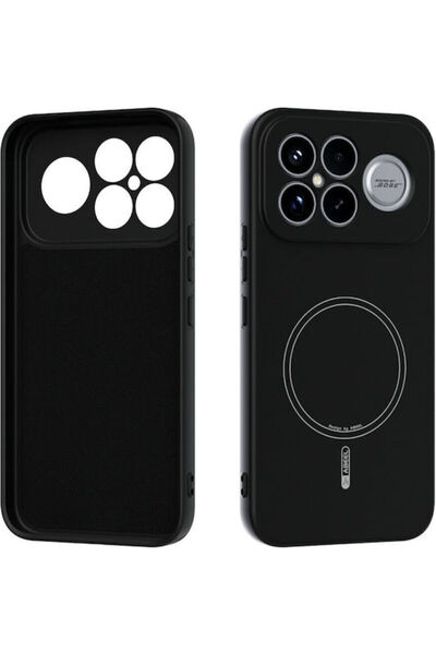 Other Abeel Πίσω Κάλυμμα Σιλικόνης Μαύρο (Poco F8 Ultra)