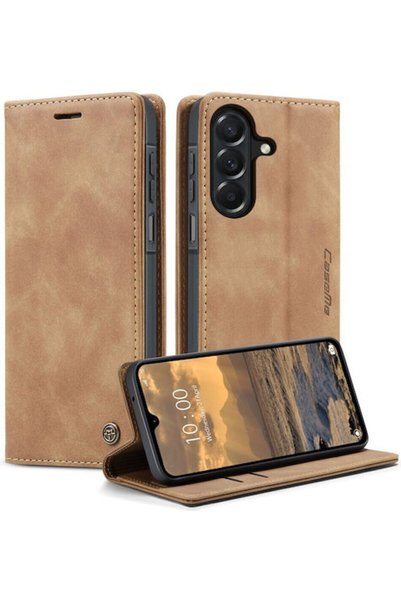 Caseme 013 Ρετρό Καφέ Βιβλίου (Galaxy A27)