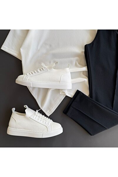 Beylerce Waffle Fabric T-Shirt + Pants 2-Piece Set