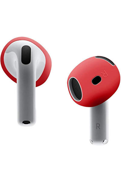 OEM Καλύμματα σιλικόνης σε κόκκινο χρώμα για Apple AirPods 4