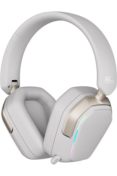 ROYAL KLUDGE HG101 Platinum Gray RGB 7.1 Kablosuz Gaming Kulaklık