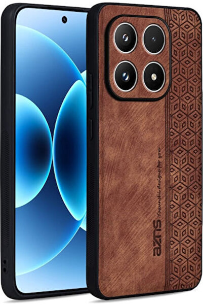 OEM 3D Ανάγλυφη Πλαστική Καφέ Πίσω Θήκη Xiaomi 17