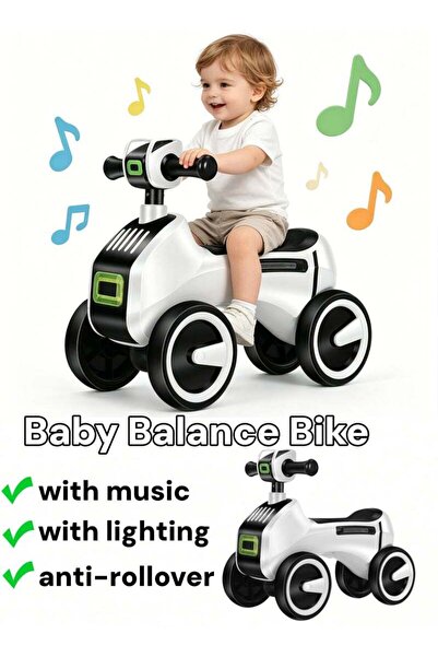 Generic Baby Balance Bike with Wheels,Toddler Ride-on Toy Kids Balance Bike 4...