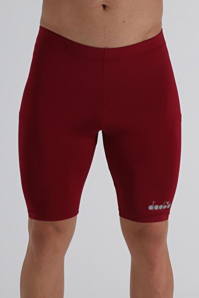 Diadora Football Tights Dark Burgundy