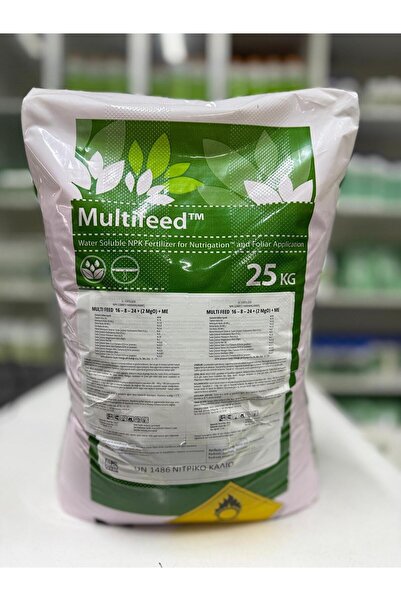Haifa Multifeed 16-8-24 +2MgO +ME Gübre – Meyve Kalite ve Verim Artırıcı | 25 KG