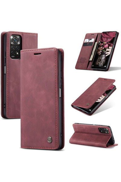 Caseme 013 Ρετρό Βιβλιοθήκη Βουργουνδίας (Xiaomi Redmi Note 11, Xiaomi Redmi ...