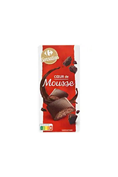 Carrefour Sensation Mousse de ciocolată neagră 160 G