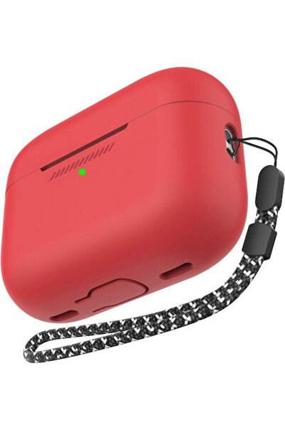 AhaStyle Θήκη σιλικόνης σε κόκκινο χρώμα για Apple AirPods Pro 2
