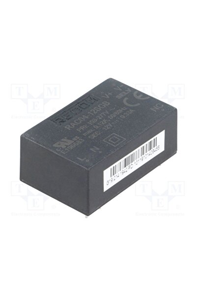 OEM Convertor AC/DC RECOM RAC04-12SGB, 4W, Intrare 85÷305VAC, 120÷430VDC, Ieș...