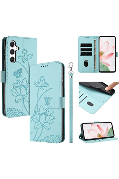 sscase Θήκη Πορτοφόλι Lotus Πράσινο της Μέντας Samsung Galaxy A27 5g