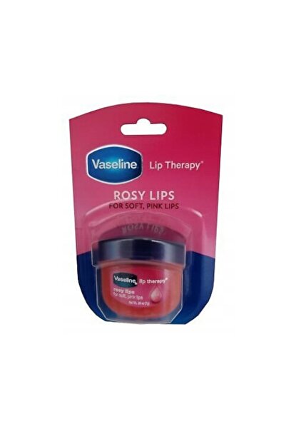 Vaseline Balsam de buze terapeutic rozaliu, 7 g, Aromă delicată de trandafir,...