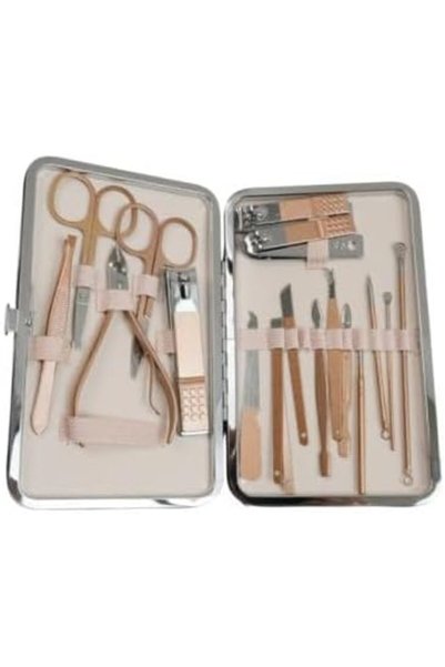 Salon System مجموعة العناية بالأظافر متعددة الاستخدامات، 16 قطعة