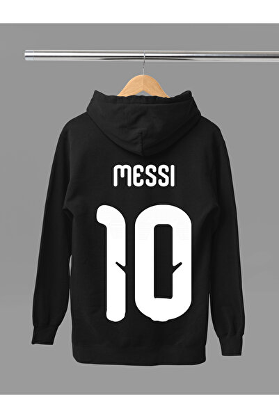 MAGORS Lionel Messi Printed Cotton Long Sleeved 3-Yarn Hooded Sweatshirt