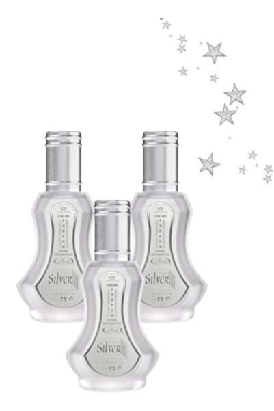 ALREHAB 3 قطع عطر فضي 35 مل