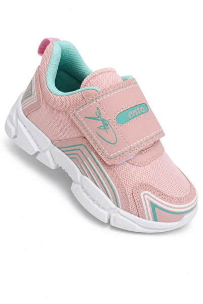 Cırtlı File Çocuk Sneaker Hafif Esnek Unisex Spor Ayakkabı