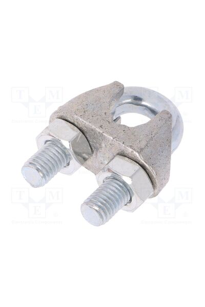 OEM Bridă-clemă de prindere cablu DROMET D-ZL14, oţel, pt cabluri, Øliny 14mm