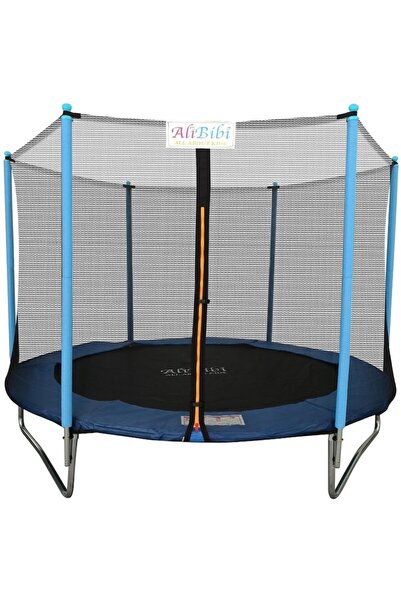 ALIBIBI ®   Trambulină Fun 510, albastră, diametru 305 cm (10 FT), plasă de s...