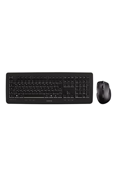 Cherry DW 5100 BLACK, Mărime standard (100%), Fără fir, QWERTZ, Negru, Mouse ...