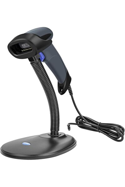 NETUM 2D Barcode Scanner with Stand USB 2.0 Wired QR Code Imager Automatic Ba...