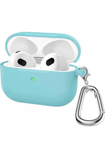 OEM Θήκη σιλικόνης σε ανοιχτό μπλε χρώμα για Apple AirPods 3