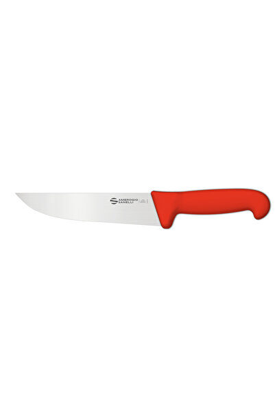 Ambrogio Sanelli ΜΑΧΑΙΡΙ ΣΦΑΓΗΣ ΚΟΚΚΙΝΟ 18CM SANELLI SM09018R
