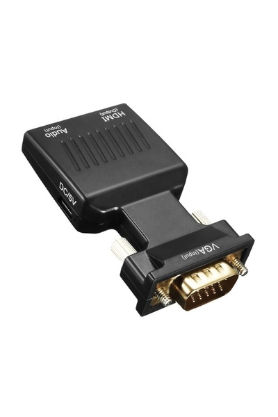 Lunatic 0145 Vga To Hdmi Çevirici Dönüştürücü Laptop Tv Monitör Adaptör Kablo...