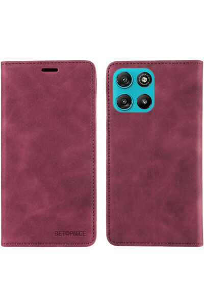 Other Betopnice 003 Book Burgundy (Motorola Moto G57 Power 5G / G67 Power 5G)